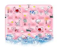 Genérico Dog Cooling Mat, Cooling Pad for Cats, Keep Cats Dogs Cool In Summer, Portable & Washable Pet Pad for Indoor Outdoor (I,90 * 60cm)