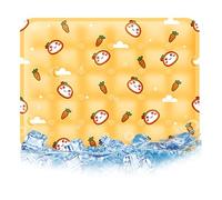 Genérico Dog Cooling Mat, Cooling Pad for Cats, Keep Cats Dogs Cool In Summer, Portable & Washable Pet Pad for Indoor Outdoor (K,90 * 60cm)