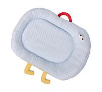 Genérico Dog Cooling Mat, Pet Cooling Bed, Raised Edge Cat Sleeping Cushion, Breathable Ice Bean Fabric, Soft PP Cotton Filling, Portable with Handle for Floor Car Seats, 23.62x17.72 Inches