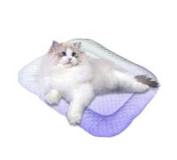 Genérico Dog Cooling Mat, Pet Silk Pad, Heat Dissipation Sleeping Cushion, Summer Cooling Pet Bed Accessories Breathable Soft Rest Pad for Cage Floor Sofa Indoor Room Home Outdoor Use Comfort Relief