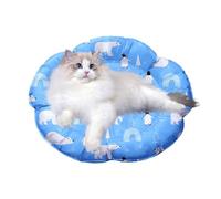 Genérico Dog Cooling Mat, portátil Cool Puppy Pad, 17,72 pulgadas, sin deslizamiento, impermeable, gel mate, transpirable, Washable Pet Cooling Pads para perros y gatos, 17,72 pulgadas para uso