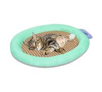 Genérico Dog Cooling Mat, portátil Pet Pad, 24,02 x 16,73 in Chew Proof Cool Bed, Versatile Transpirable Fabric Bedding, Lightweight Plegable Design for Interior, Home, Travel, Puppy, Cats