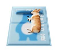 Genérico Dog Cooling Mat, Removable Headrest Sleeping Bed, Summer Dog Cooling Mat, for Cat Puppy Summer Outdoor Hot Weather Indoor Camping Beach Park Backyard