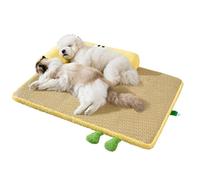 Genérico Dog Cooling Mat, Washable Pet Crate Pad, Soft Kennel Sleeping, Breathable Resting Accessory, Ideal for Indoor, Outdoor, Sofa, Travel, Nap, Home, Room Used