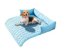 Genérico Dog Cooling Pad, Cool Breathable Mat Dog Beds Sleeping Blanket, 35.43x35.43 Inches Hot Weather Pet Mattress Supplies for Outdoor Beach Picnic Camping Park Travel Resting Spot