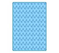 Genérico Dog Cooling Pad - Ice Silk Polyester, Non-Slip Pet Mat, Washable Cushion | Chew Resistant Cooling Bed, Summer Sleeping Pad for Small Medium Large Breeds, Kennel Travel Camping Rest