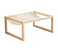 Genérico Dog Cot Bed - Detachable Wooden Pet Sofa | Elevated Breathable Sleeping Lounge Comfortable Raised Resting with for Home, Living Room, Apartment, Patio, Balcony, Porch