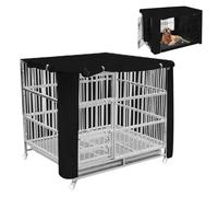 Genérico Dog Crate Covers, Waterproof Dustproof Outdoor Pet Shawl | 94x70x63cm Oxford Cloth Roller Blind Mesh Ventilation Shelter Guard For Small Medium Dog Cage Travel Home