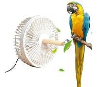 Genérico Dog Crate Fan 2-Speed Cage Mount Quiet USB Charging