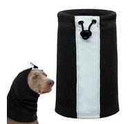 Genérico Dog Ear Muffs - Elastic Soft Comfortable Noise Protection Head Wrap, Calming Hoodie Pet Ear Warmer for, Adjustable Snug Fit Winter Hood, Large Pets Fireworks Vet Visits Drying Grooming
