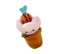 Genérico Dog Enrichment Toys, Multifunctional Puppy Foraging Doll, Interactive Cat Puzzle Toy, Fun Stuffed Plant Design, 9.84x5.91 Inches Crystal Velvet Material for Treat Hiding Games