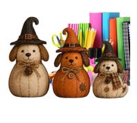 Genérico Dog Figurine Halloween Spooky Cute Decorative Sculpture Animal