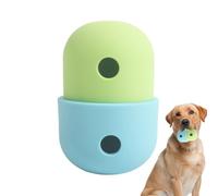 Genérico Dog Food Dispenser, Silicone Pet Teething, Interactive Puppy Toy, Health and Mental Stimulation Aid, Pet Accessory for Outdoor Play, Training, 3.15x2.87x4.61 Inches