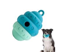 Genérico Dog Food Dispenser, Slow Dog Feeding, 4,92 x 3,15 x 3,15 pulgadas, silicona High-Energy Pet Snuffle Game, Chew-Proof Teething, Boredom-Relieving and Cooling Toy for Hot Weather
