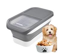 Genérico Dog Food Storage Container, Pet Treat Storages Box, Folding Pets Foods Bin with Sealed Lid, Portable Organizer for Apartment, Kitchen, Pantry, Travel, Camping, Dorm, 43/25.8/20 Inches