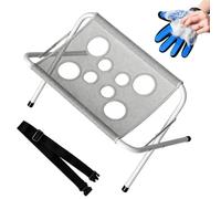 Genérico Dog Grooming Hammock, Pet Bathing Hammock, Foldable Pet Bathing Stand，Gray Set