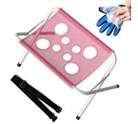Genérico Dog Grooming Hammock, Pet Bathing Hammock, Foldable Pet Bathing Stand，Pink Set
