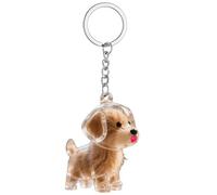 Genérico Dog Hair Collector Keychain, Transparent Pet Hair Keepsake, PVC Material, Easy to Carry, Versatile, Sentimental Keepsake, Cute Travel Accessory for Bags and Backpacks, 1.97 inches