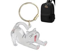 Genérico Dog Hair Collector Keyring - Portable Pet Grooming Tool | Stainless Steel with Compact Handle, Lightweight Dog Hair Remover Accessory, Keychain Friendly Cleaning Gadget for Clothing