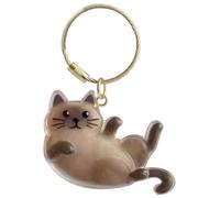 Genérico Dog Hair Collector Keyring - Portable Pet Grooming Tool | Stainless Steel with Compact Handle, Lightweight Dog Hair Remover Accessory, Keychain Friendly Cleaning Gadget for Clothing