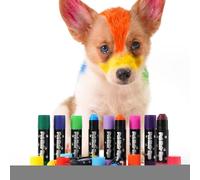 Genérico Dog Hair Dye - Wax 14.8cm 156g, Pet Hair Color, Temporary Animal Marker | Safe Washable Crayon, Styling Crayon For Dogs, Cats, Horses, Cattle, Livestock, Festival Grooming