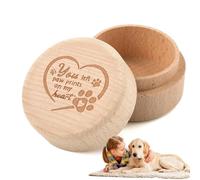 Genérico Dog Hair Keepsake Box - Elegant Dog Cat Hair Ashes Container, Dog Memorial Box For Loss | Pet Storage Box For Dog and Cat Ashes, Wood Pet Hair Keepsake Memorial Box
