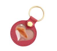 Genérico Dog Hair Key Chain - Heart Shape Memorial Pendant Charm Collection | Dog Memorial Keyring for Men Women Bag Purse Backpack