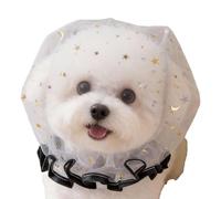 Genérico Dog Head Net Mesh | Soft Breathable Mesh No-Eat Protector - Dogs Pet Anti-Scavenging Muzzle, Social Gatherings Hot Weather Summer Park Street Walking Home