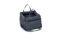 Genérico Dog House, Asiento Elevador de Lujo for Perros en Piel sintética for Coche, con Hebilla de Seguridad.,for Indoor(Abyss Blue)