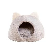 Genérico Dog House, Cama cálida y Cerrada for Gatos: Diseño de Villa con Felpa Gruesa y Larga, casita aislada for Perros y Gatos con una Cama Muy acogedora.,for Indoor(Section B)