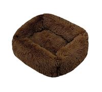 Genérico Dog House, Cama Rectangular de Felpa for Perros, Ideal for el Invierno. Colchoneta cálida for Mascotas pequeñas, Medianas y Grandes.,for Indoor(Coffee,XS 43X35X20CM)