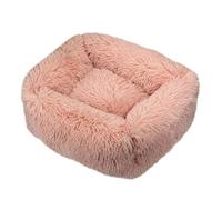 Genérico Dog House, Cama Rectangular de Felpa for Perros, Ideal for el Invierno. Colchoneta cálida for Mascotas pequeñas, Medianas y Grandes.,for Indoor(Leather Pink,XS 43X35X20CM)