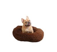 Genérico Dog House, Nido Redondo for Gatos Kennel New, Ideal for un sueño Profundo y cálido en Invierno. Cama for Mascotas for Perros pequeños.,for Indoor(Brown,80cm)