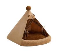 Genérico Dog House, Tienda de campaña for Mascotas, Cama for Gatos y Perros, Resistente al Viento, cálida y cómoda, for Indoor(Coffee)