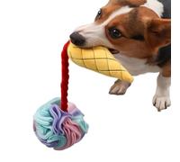 Generico Dog Ice Cream Cone Toy, Ice Cream Cone Shape Snuffle Toy for Dogs, Portable Plush Dog Toy, Ice Cream Cone Dog Play Sound Toy for Home and Travel, Interactive Fun Toy for Pets
