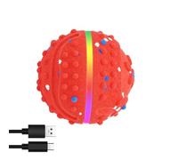 Generico Dog Interactive Ball, Waterproof E-TPU Bouncing Smart Toy, 3 Mode Automatic Moving Light Up Pet Ball, Chew Resistant Training Exercise Device for Medium Large Breeds Indoor Outdoor Use