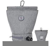 Genérico Dog Leash Poop Bag Holder -(Approx.) 20 * 13.5 * 24cm | Poop Bag Odor-Proof Pouch with Carabiner - Soft Cross Opening Poops Bags Pouch For Waste Bags, Rseusable Pset Trash Bagss Dispenser