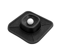 Generico Dog Lick Bowl with Rolling Ball - Silicona 25 x 25 x 6,8 cm Non Slip Design Natural Color Single Piece for Dogs Liquid Treats Bone Broth Yogurt Wet Food - Slow Feeder