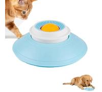 Genérico Dog Lick Sphere, Lick Sphere Dog, Dogs Cat Licks Toys for Liquid Food, Non Slip for Dogs and Cat (Yellow)