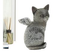 Genérico Dog Memorial Stone - Pet Memorial Statue Ornament | Weatherproof Resin Grave Marker For Dogs & Cats | Garden Decor Or Indoor Keepsake To Beloved Deceased Pet Memory | Thoughtful Gift