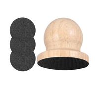 Genérico Dog Nail File - Silent Wooden Dog Nail Grinder with 3 Replaceable Sandpapers, Pet Nails Sander for Safe Filing Cats & Dogs | Grooming Tool for Puppies Pets Home Salon Use