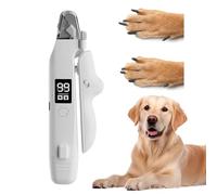 Genérico Dog Nail Grinder - 200mah Quiet Electric LED Safe Rechargeable Pet Supplies | Stainless Steel Dog Pet Nail File Tool Suitable For Adults Animal Lovers Families Friends Women