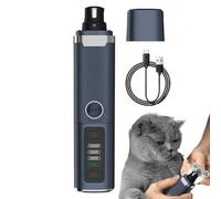 Genérico Dog Nail Grinder, Pet Nail Trimmers, ABS Material Recargable y portátil, 16,5 x 4 x 4 cm, Powerful Paw Trimmer for Small to Large Breed Cats and Dogs