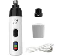 Genérico Dog Nail Grinder, Small Dog Nails File, USB Charging Accessory, 5.31x1.37 Inches Silent Electric Groomer, Paws Grooming Tool for Large, Medium, Tiny Dogs and Cats