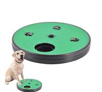 Genérico Dog Nail Scratch Board, Rotatable Mat, Round Feeding Puzzle, Interactive Food Toy, Slow Eating Game, Pet Activity Pad for Dogs, Indoor Pets, Training, Playroom, Home, 12.99x12.99x1.57 Inches