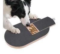 Generico Dog Nail Scratch Board - Wooden Enrichment Puppy Toys, Dog Nail File Treat Pad Scratching Toy for Scratching Grooming Training Playing Indoor Home Travel Outdoor, Dogs Scratch Board