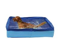 Genérico Dog Paddling Pool - PVC 50x50x10cm | Pet Swimming Pool | Square Folding Non-Inflatable Dog Bath Anti-Slip Puppy Paddling Tub For Home Yard Garden Outdoor Small Dogs Cats