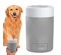 Genérico Dog Paw Cleaner Cup - 3.54x3.54x5.71 Inches Automatic Portable Washer, 360 Degree Rotating Soft Bristle Cleaner | Muddy Paw For Dogs Large Washing Grooming Walking Training Travel Household