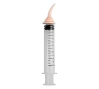 Genérico Dog Pill Shooter, Cat Pill Dispenser, Pet Feeder Tool, Soft Silicone Nipple Tip, 12ml Liquid Delivery, Post-Op Travel Feeding Use, 5.12x0.98x0.79 Inches, Clear White, 1 Pack