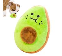 Genérico Dog Plush Toys, Squeaky Stuffed Teether, 3.94x5.12in Mental Enrichment Treat with Fruit Design, Perfect for Chewing, Teething, Training, Fetch, Indoor & Outdoor Play, Birthday